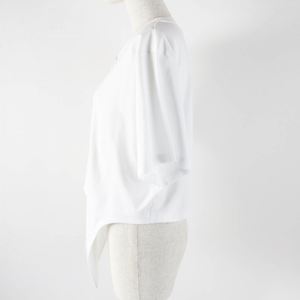 Louis Vuitton Short sleeve T-shirt part Sheepskin Leather Cotton White Apparel