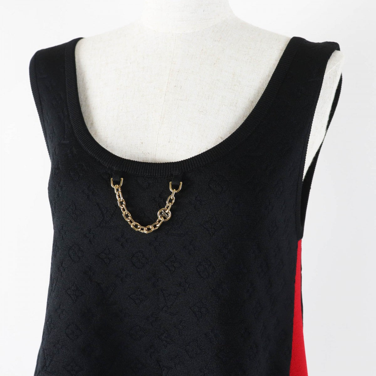 Louis Vuitton Tank top 32 3 polyurethane Nylon Black Red Handbag