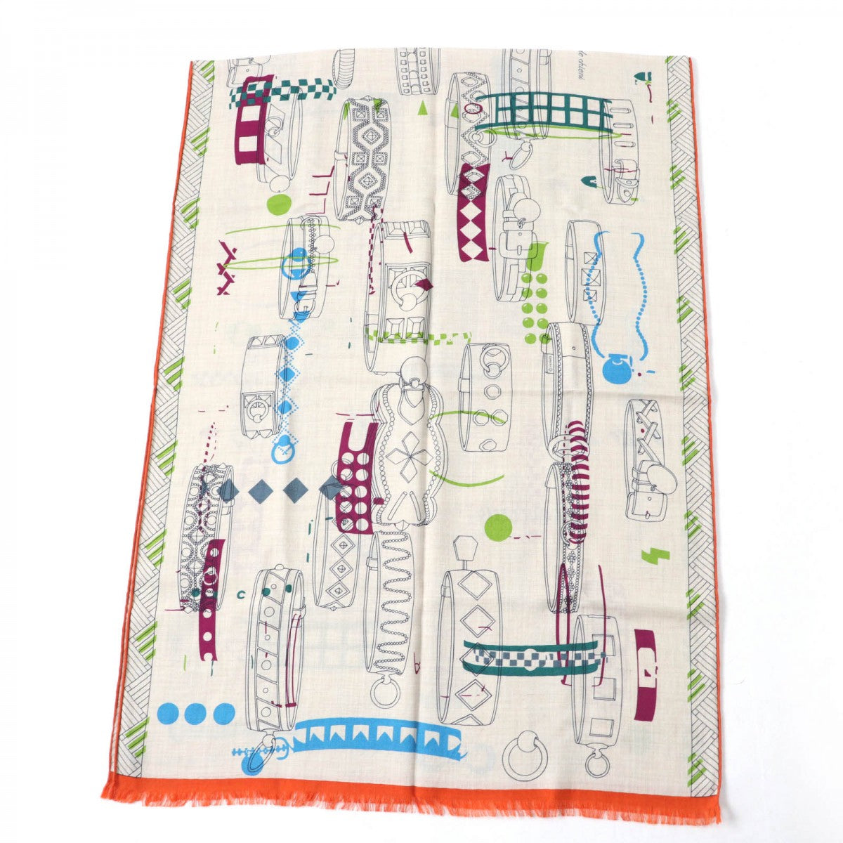 Stall Main: Cashmere, Main: Silk Multicolor Rectangle Travel Bag Women Handbag