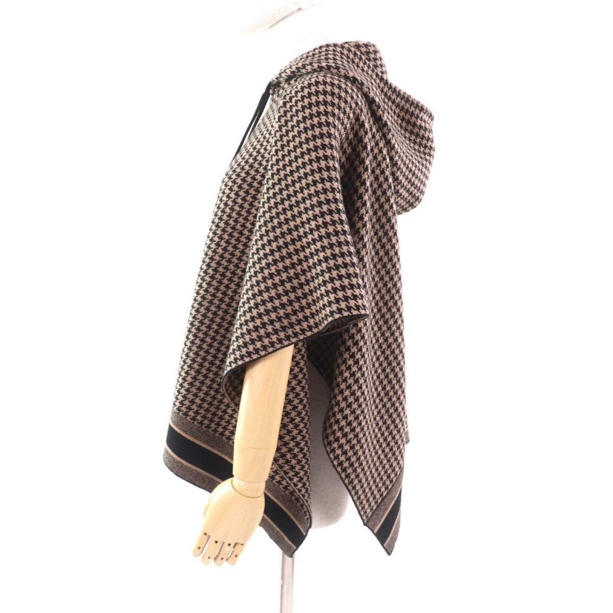 Dior Christian Poncho Cashmere Handbag Black Brown Travel Bag
