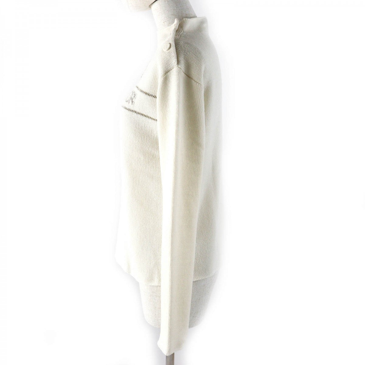 Dior Christian Knit Main: % Cashmere, Main: % White Gold Travel Bag