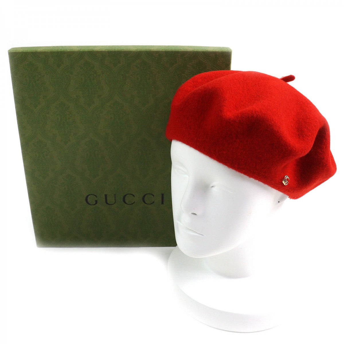 Gucci beret Wool Red Apparel