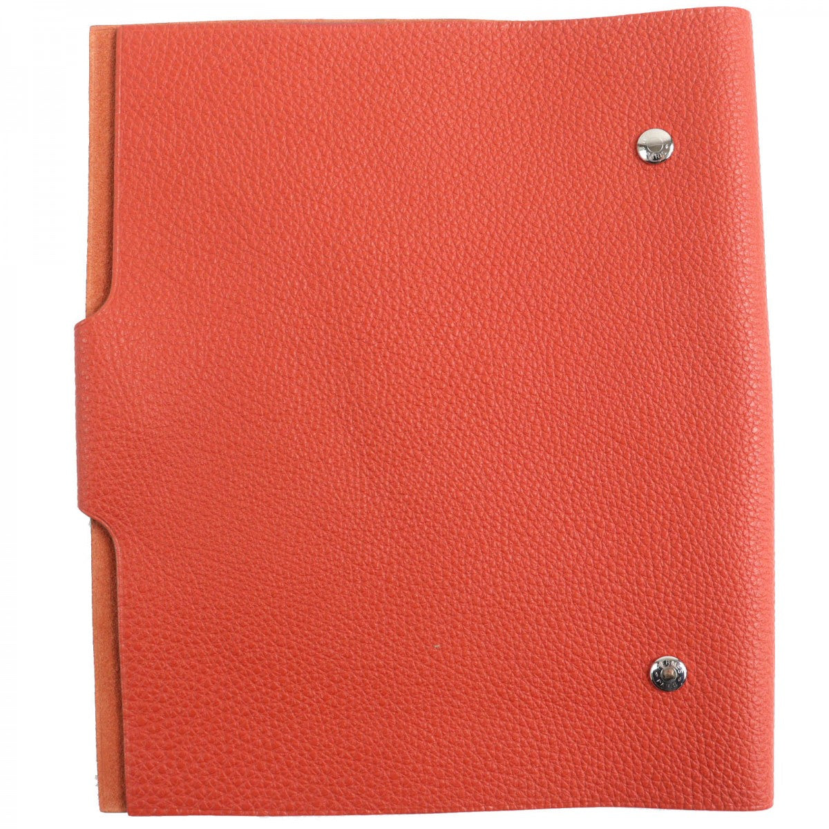 Notebook Cover Togo Orange Yuris Women Handbag Travel Bag