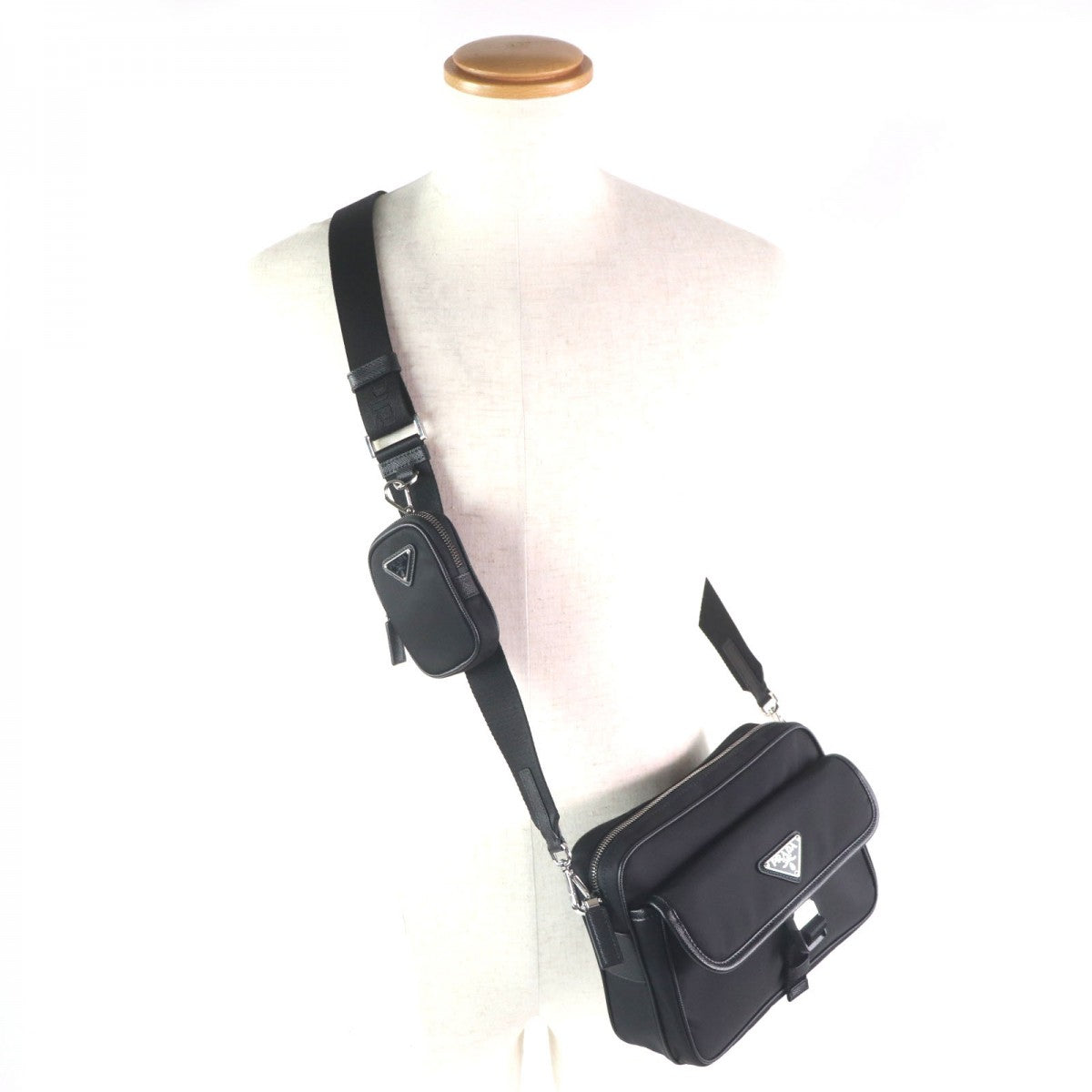 Shoulder Bag Main: , Part: Saffiano Mens Leather Nylon