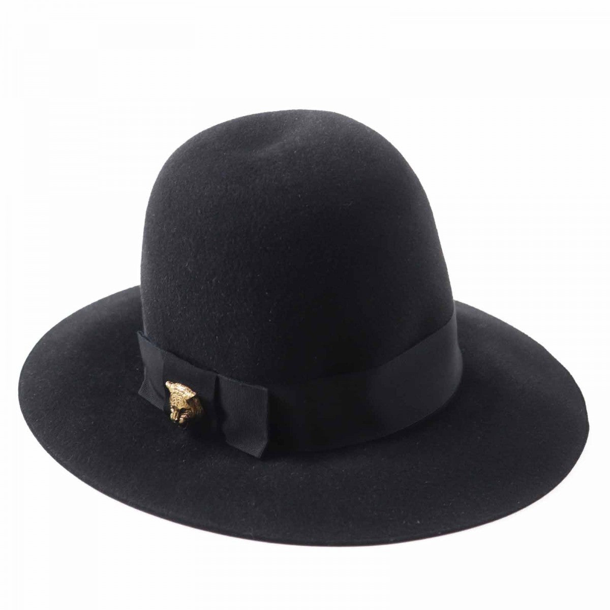 Gucci part 60 rayon part 40 Cotton Black Hat