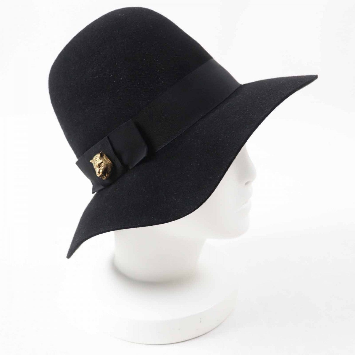 Gucci part 60 rayon part 40 Cotton Black Hat