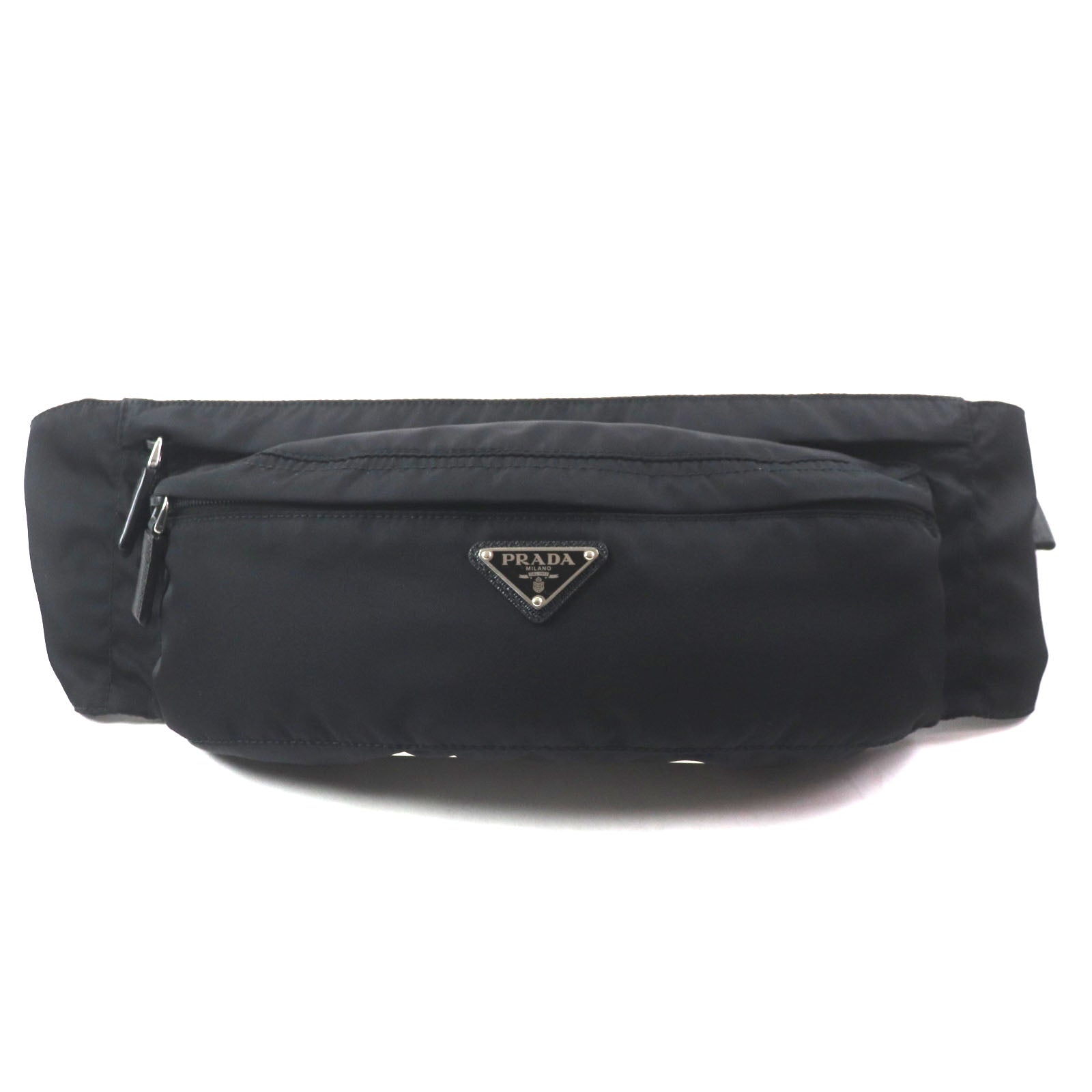 Prada 2Vl132 Belt Bag Leather Nylon Saffiano