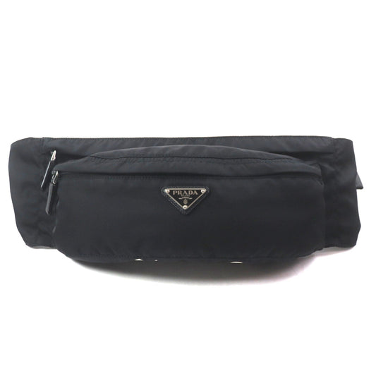 Prada 2Vl132 Belt Bag Leather Nylon Saffiano