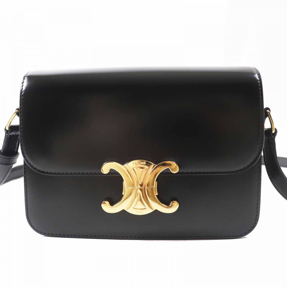 Shoulder Bag Main: Calfskin Teen Triomphe Women Black