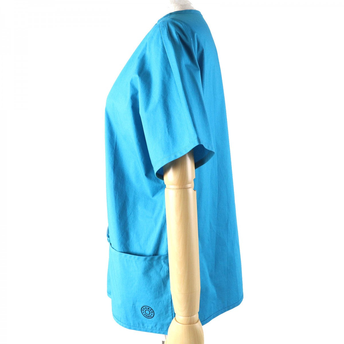 Cut Cotton Handbag Blue Travel Bag