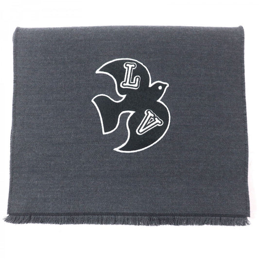 Louis Vuitton Scarf M77944 Part 100 polyester Wool Gray