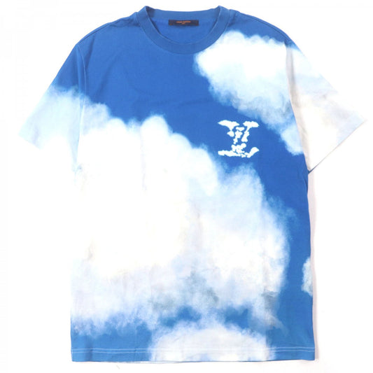 Louis Vuitton Short sleeve T-shirt Cotton Blue Apparel