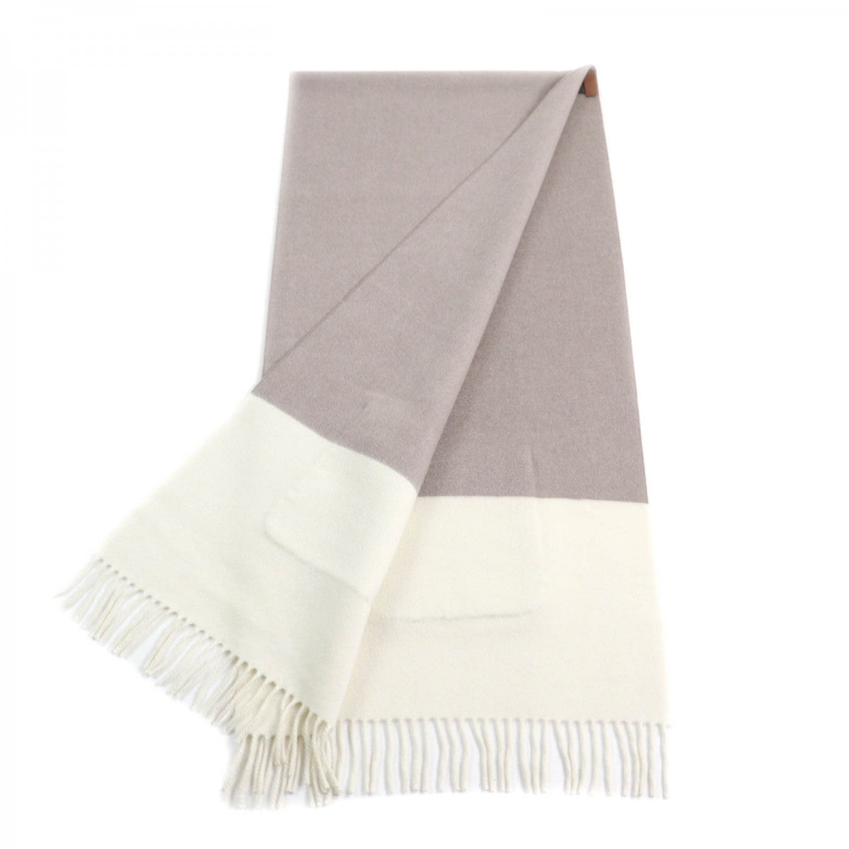 Stall Main: Cashmere, Lining: Silk, Part: Sheepskin White Travel Bag