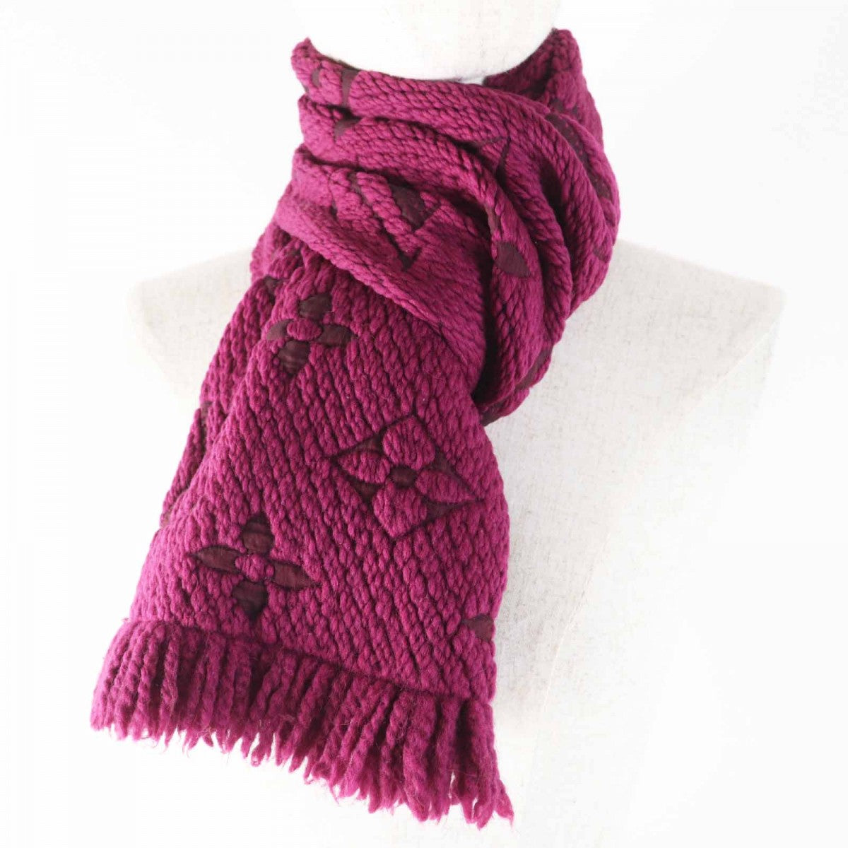 Louis Vuitton Scarf M75503 en Wool Logo