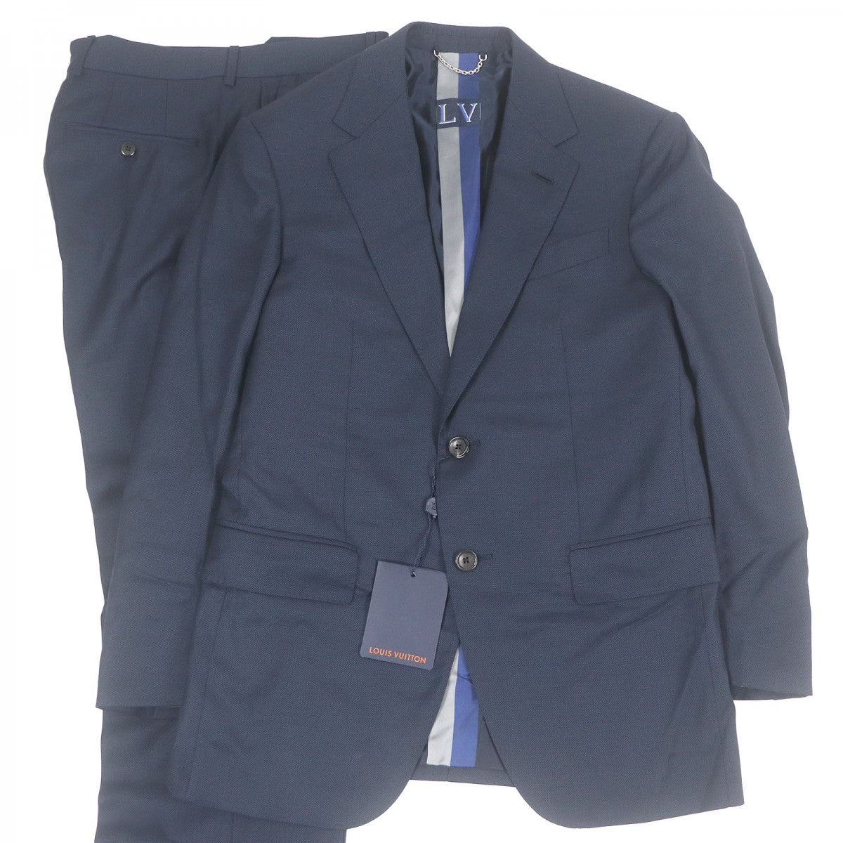 Louis Vuitton suit Wool Cotton Navy Handbag 2