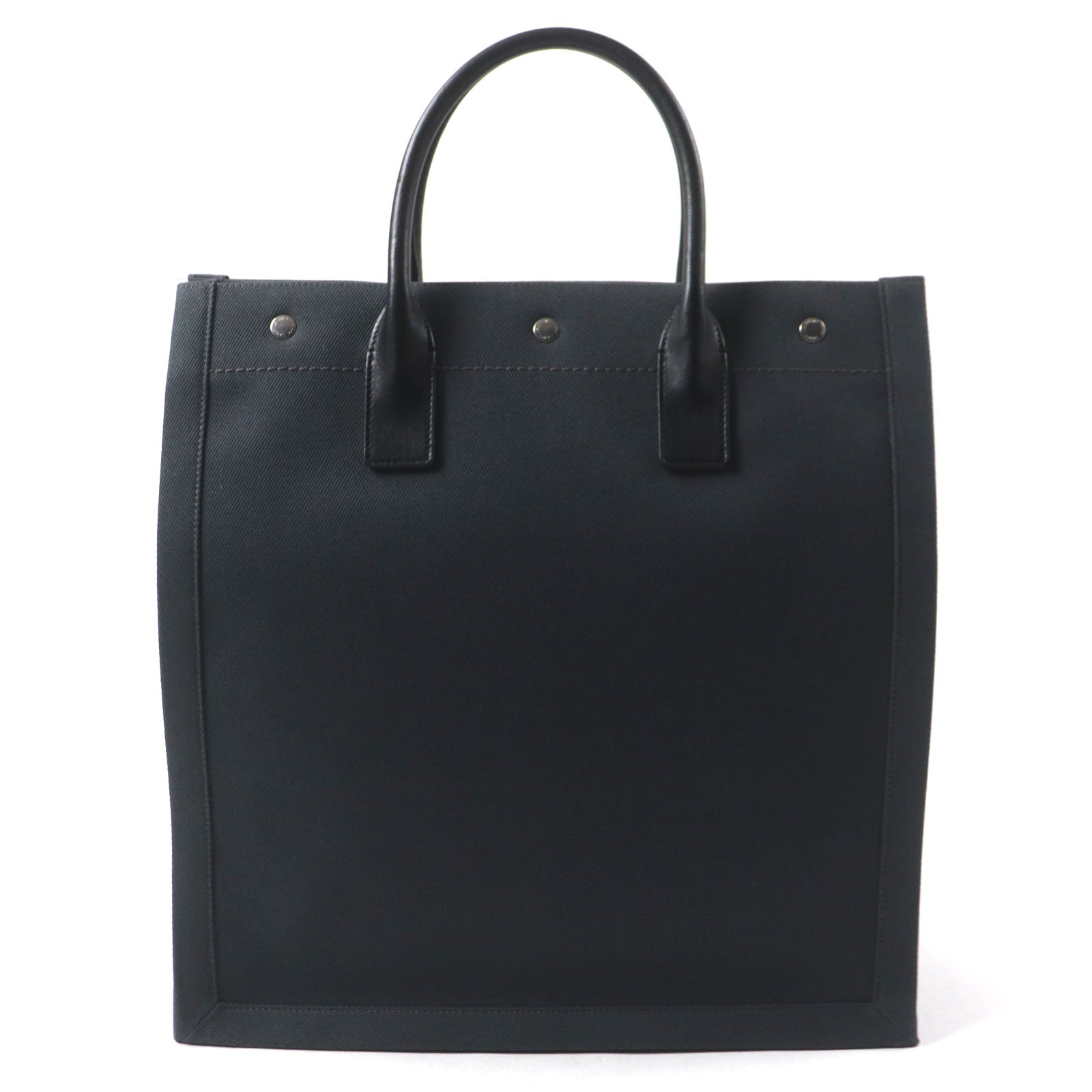 YSL Saint Laurent Paris Rive Gauche N S Tote Bag Leather Canvas
