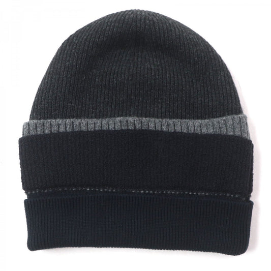 Louis Vuitton Knit Wool Cotton Black Navy Hat