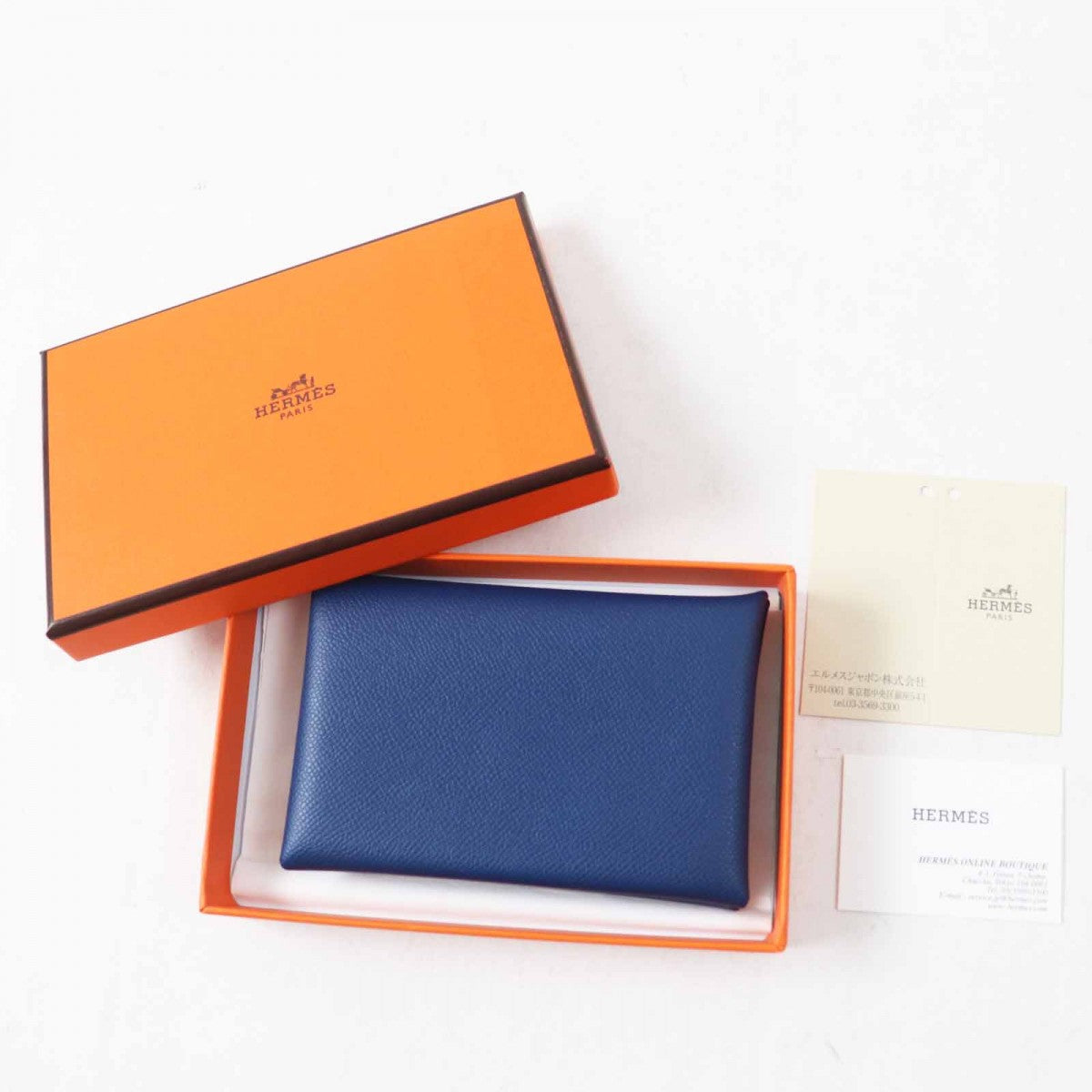 Card Case Main: Madame Veau Deep Calvi Blue Travel Bag