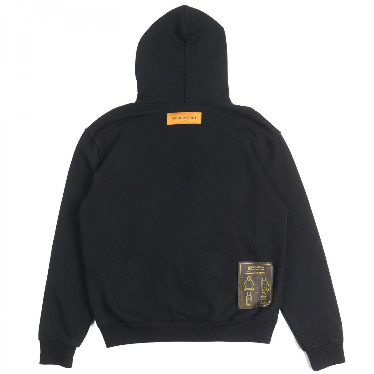 Louis Vuitton Hoodie ns S Cotton Black Apparel