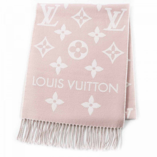 Louis Vuitton Scarf M77854 ntial Wool Beige Apparel