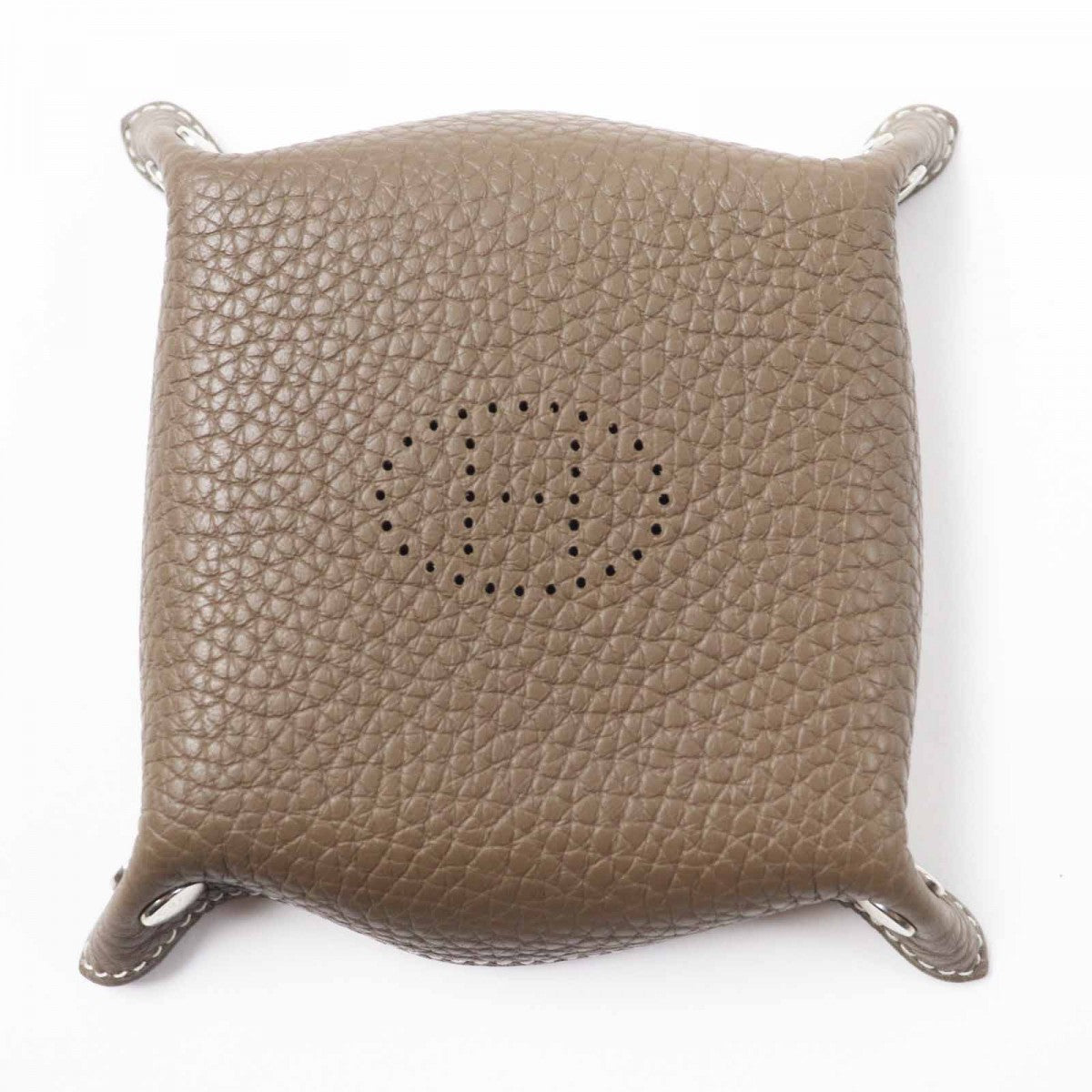 Other Accessories Taurillon Clemence Posh Mise & Brown Mini Travel Bag