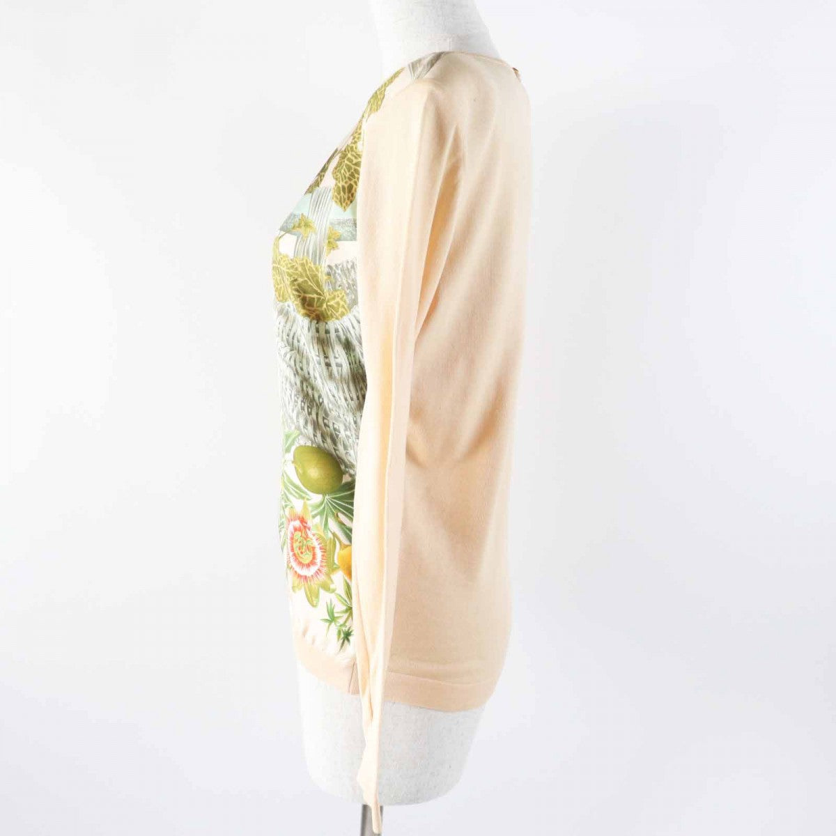 Knit Silk Multi Passiflores Passion Flower Handbag Travel Bag