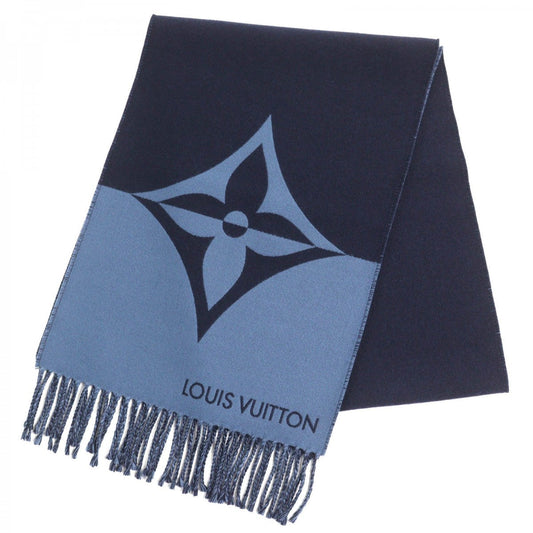 Louis Vuitton Scarf M78399 ual Wool Navy