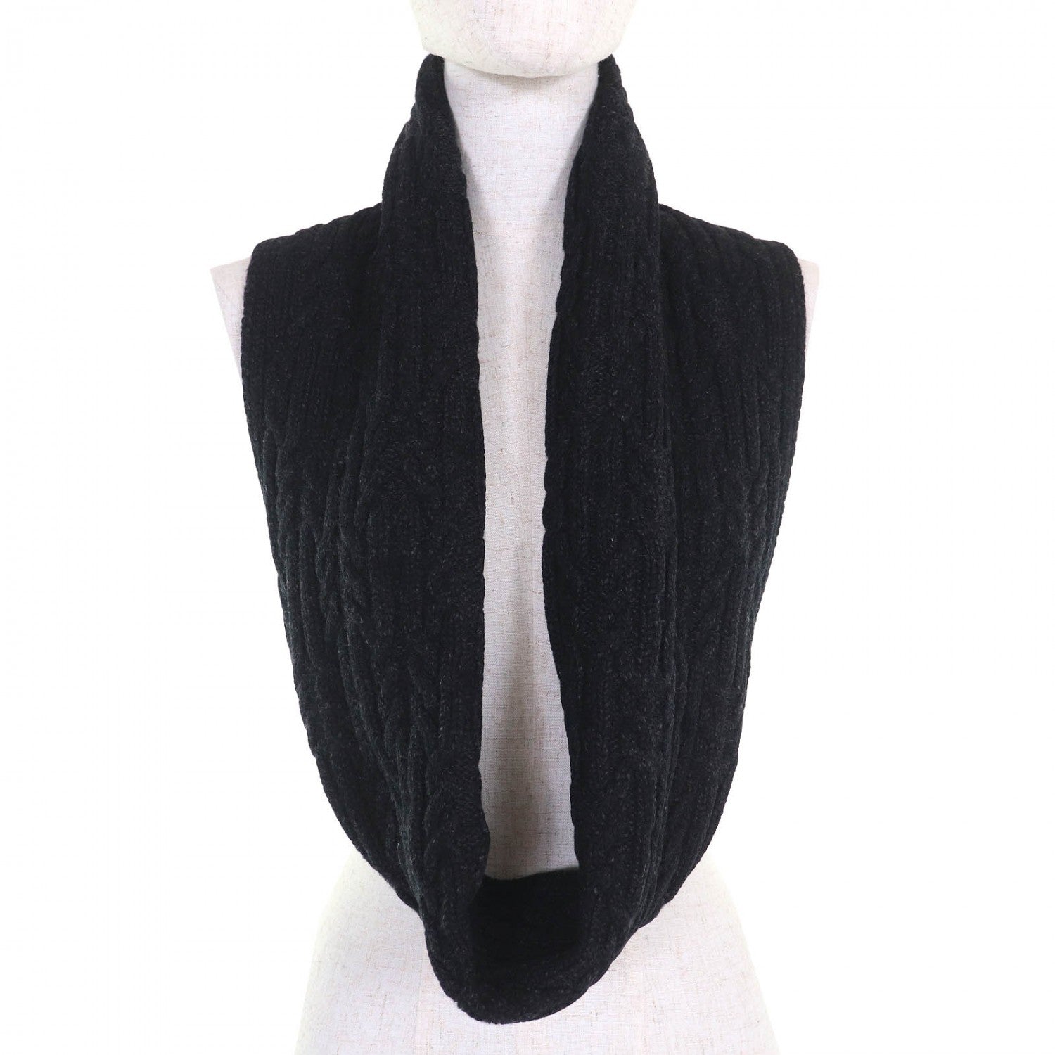 Snood Wool Dark Grey (Appears To Be Black Travel Bag