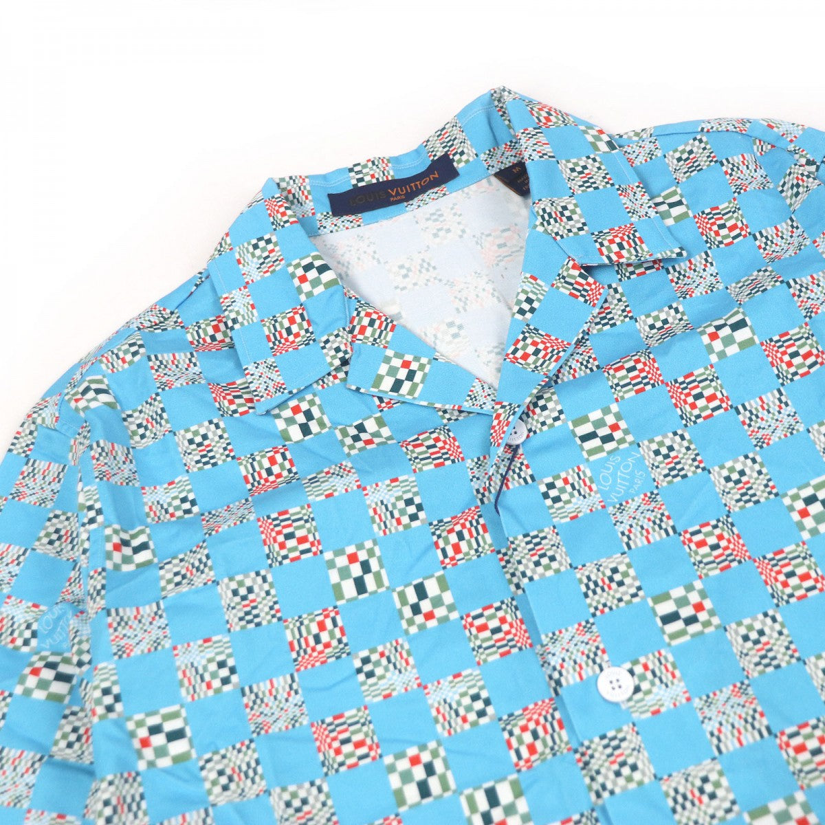 Louis Vuitton Short sleeve shirt ns M Cotton Blue Apparel
