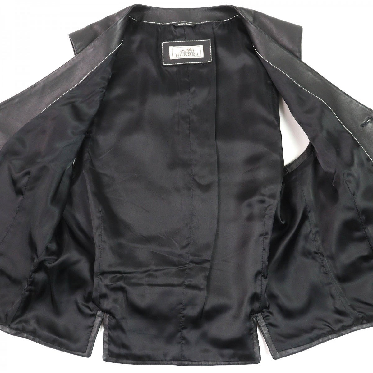 Vest Main: Sheepskin, Lining: Cupra Mens Handbag Black Travel Bag
