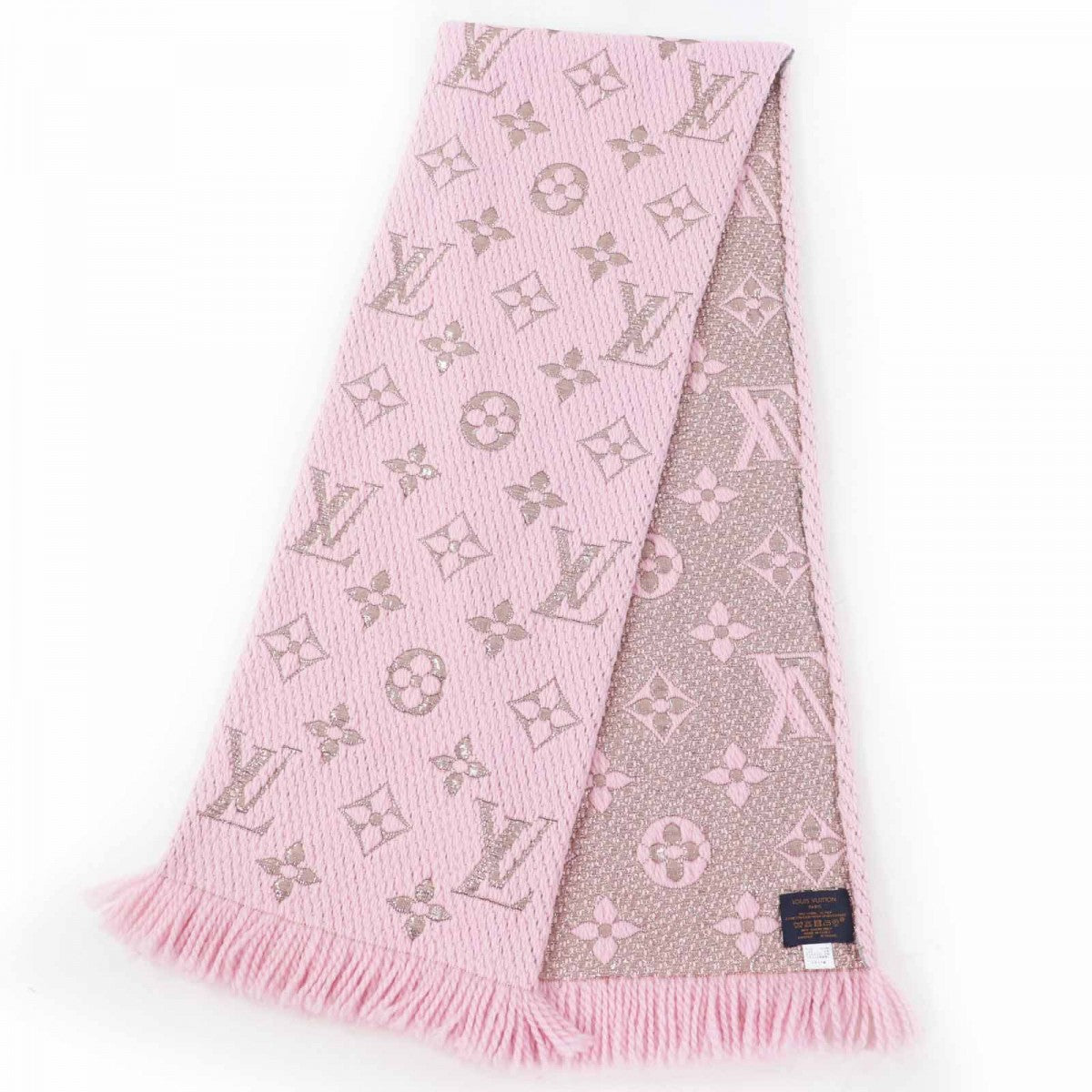 Louis Vuitton Scarf M70466 go Mania Shine Wool Logo 5