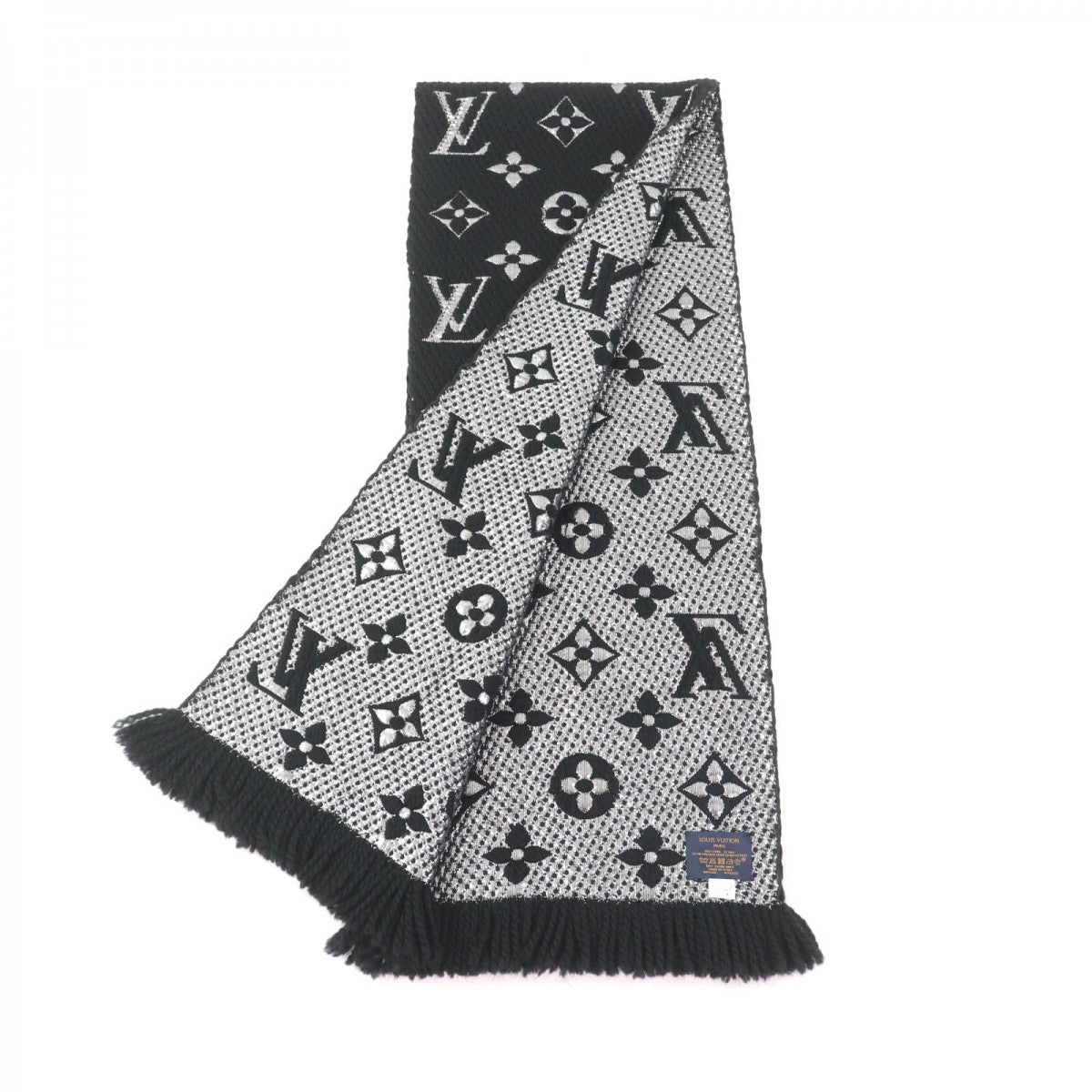 Louis Vuitton Scarf M75833 Shine Wool Logo 3