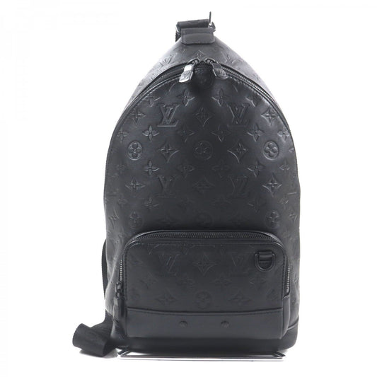 Louis Vuitton Sling M46107 Sling Monogram Leather Black Crossbody Bag