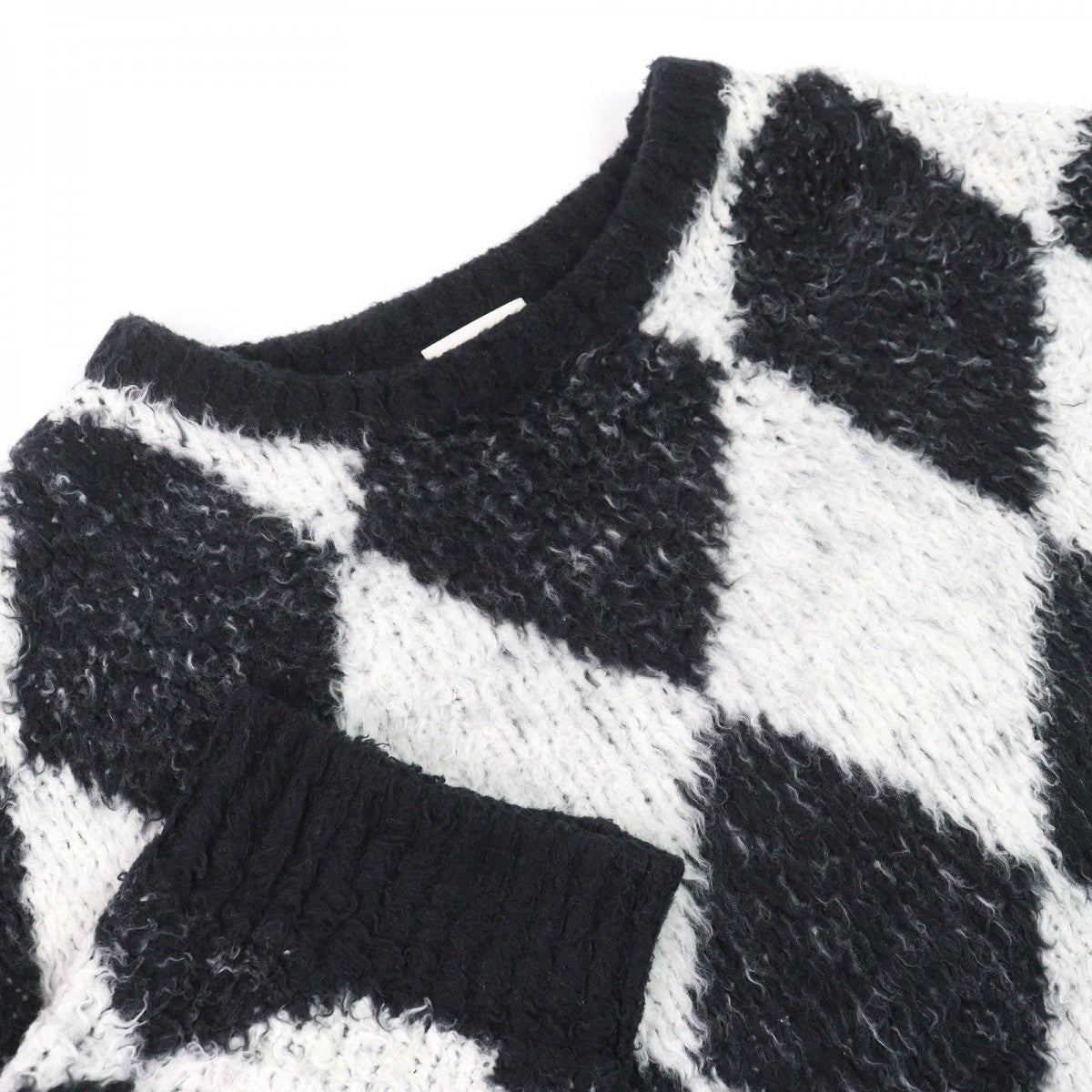 Knit Outer Material: Cotton, Outer Material: , Nylon Black Travel Bag S Handbag