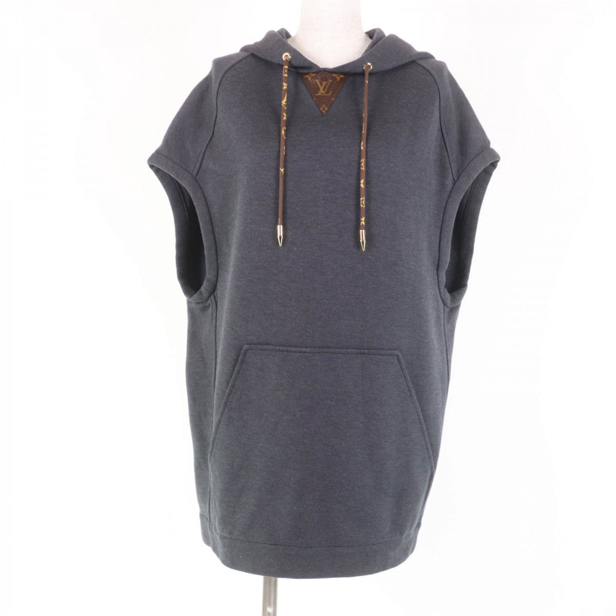 Louis Vuitton tops Part 90 Part 9 Nylon Cotton Gray Handbag