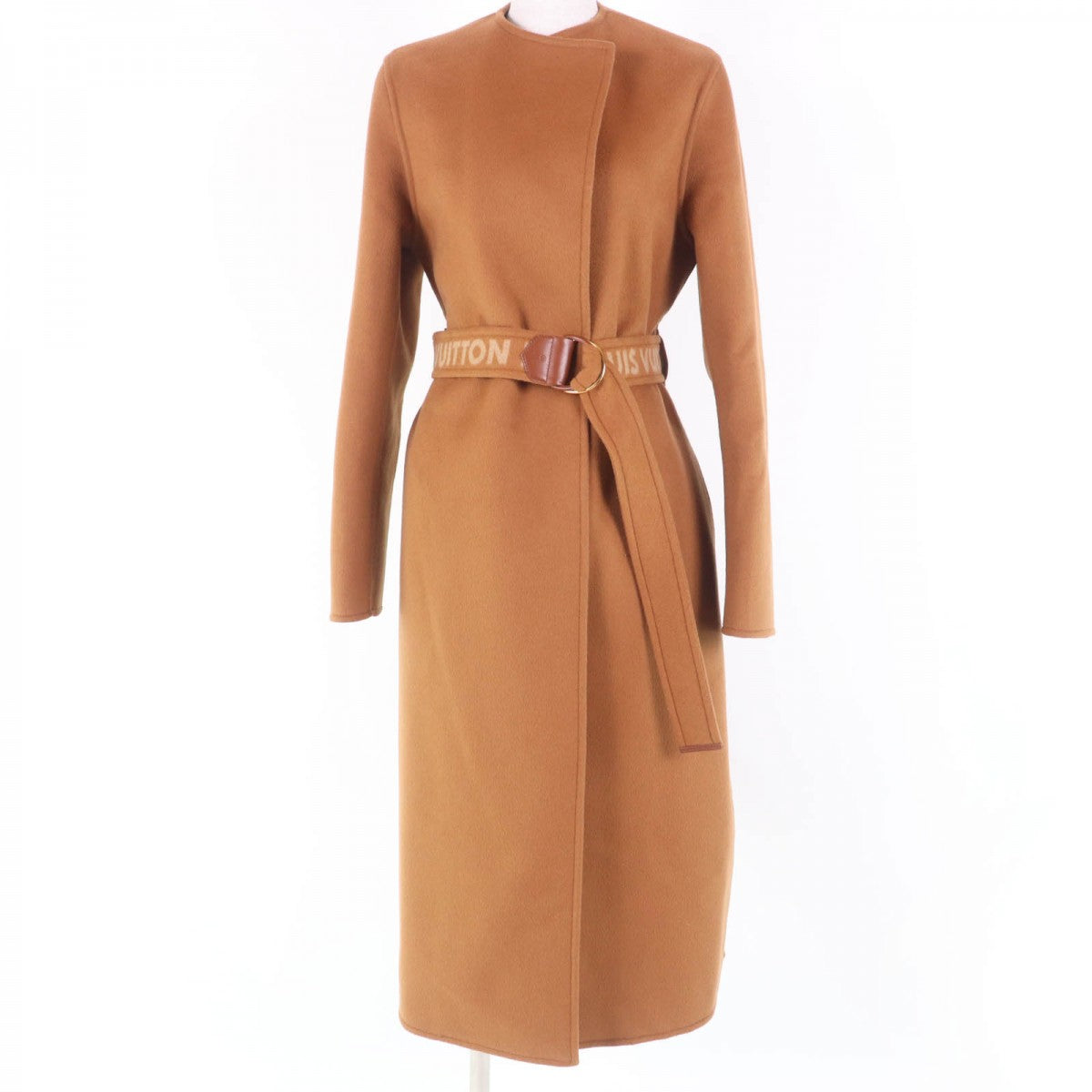 Louis Vuitton coat Part 100 polyester 36 Wool Brown Apparel