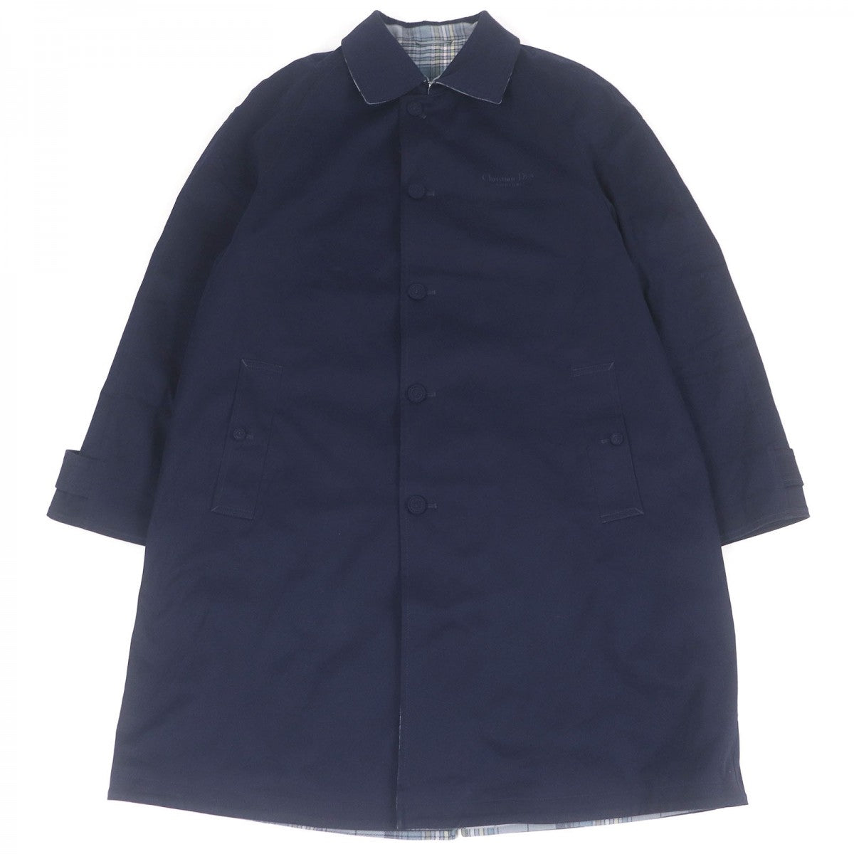 Dior Coat Cotton Navy Handbag Travel Bag