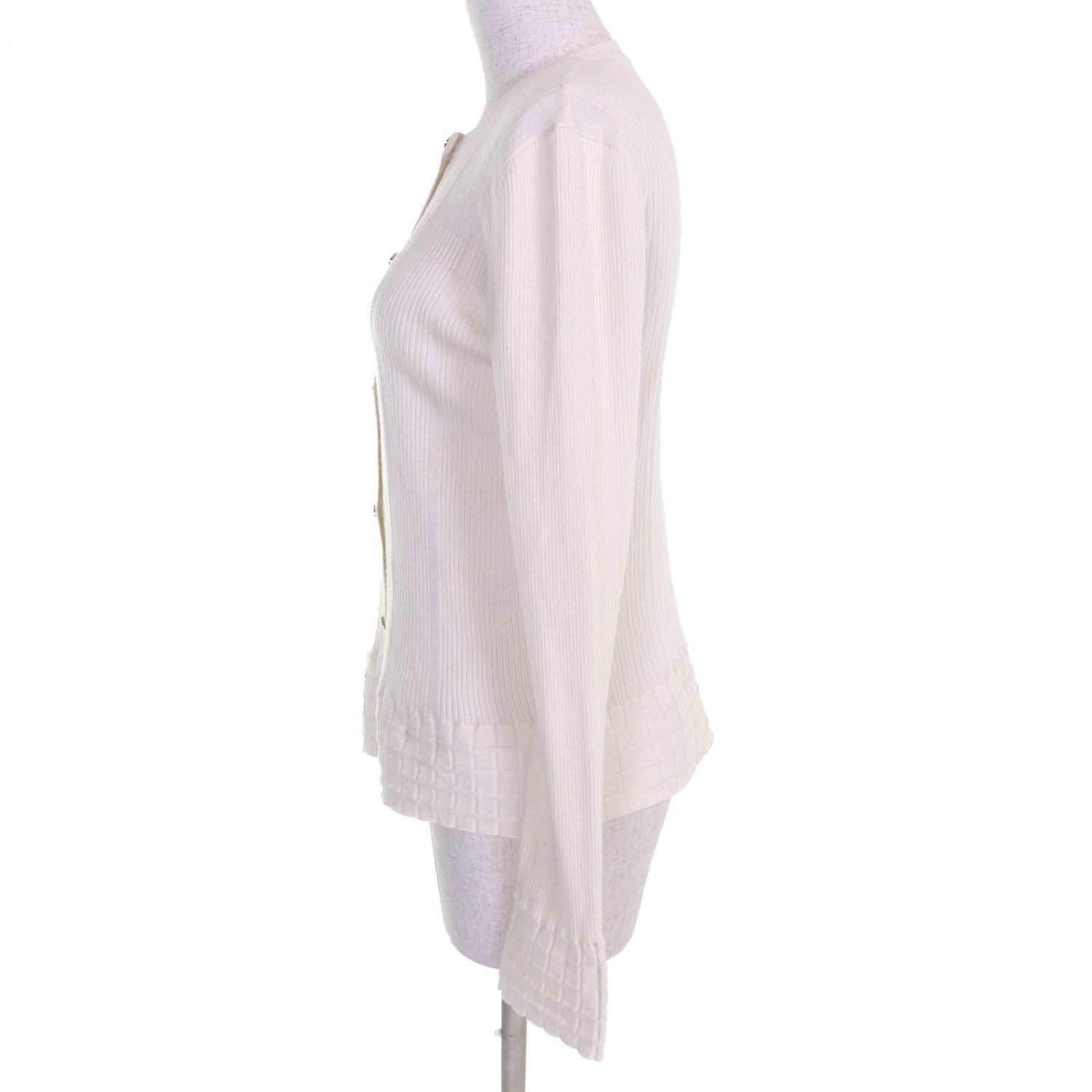 Chanel cardigan cashmere 42 White Handbag