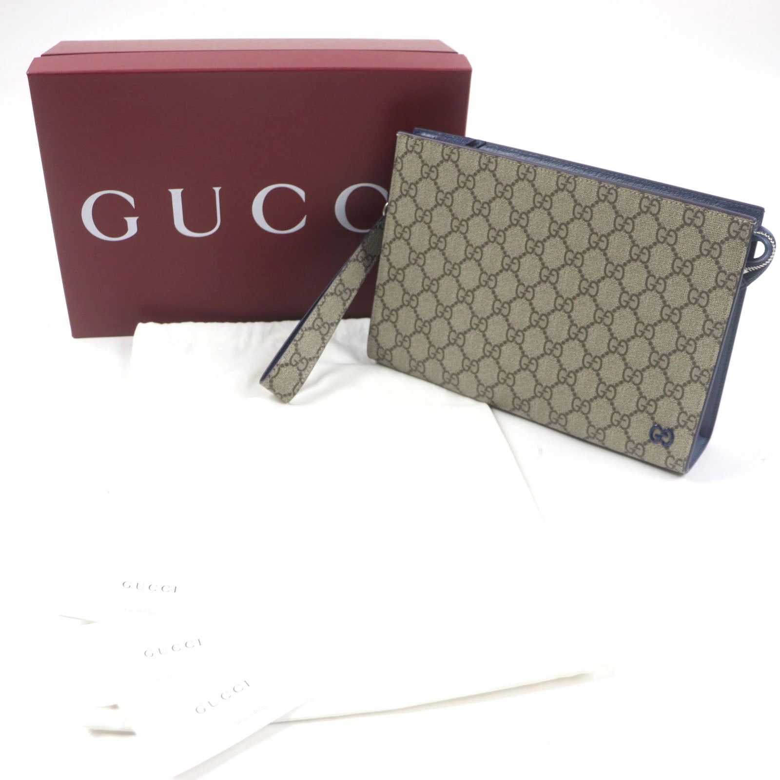 Gucci Supreme Business Bag Pouch Clutch Small Clutch Bag