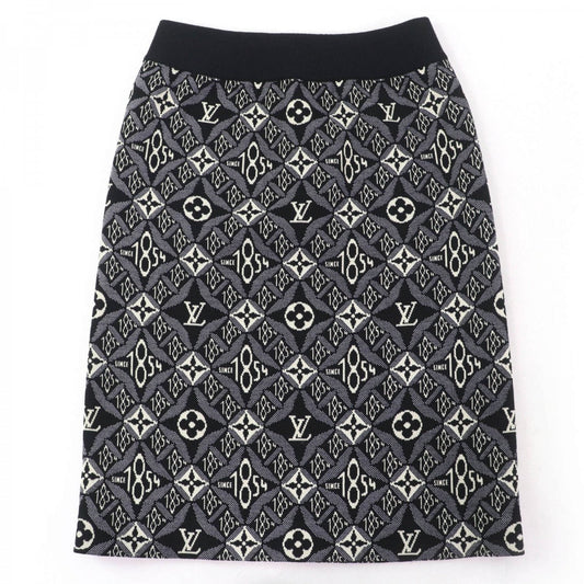 Louis Vuitton Tight 37 1 polyurethane M Nylon Wool Black Apparel