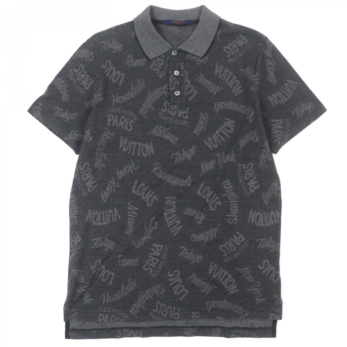 Louis Vuitton Short sleeve polo shirt M Cotton Black Apparel