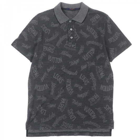 Louis Vuitton Short sleeve polo shirt M Cotton Black Apparel