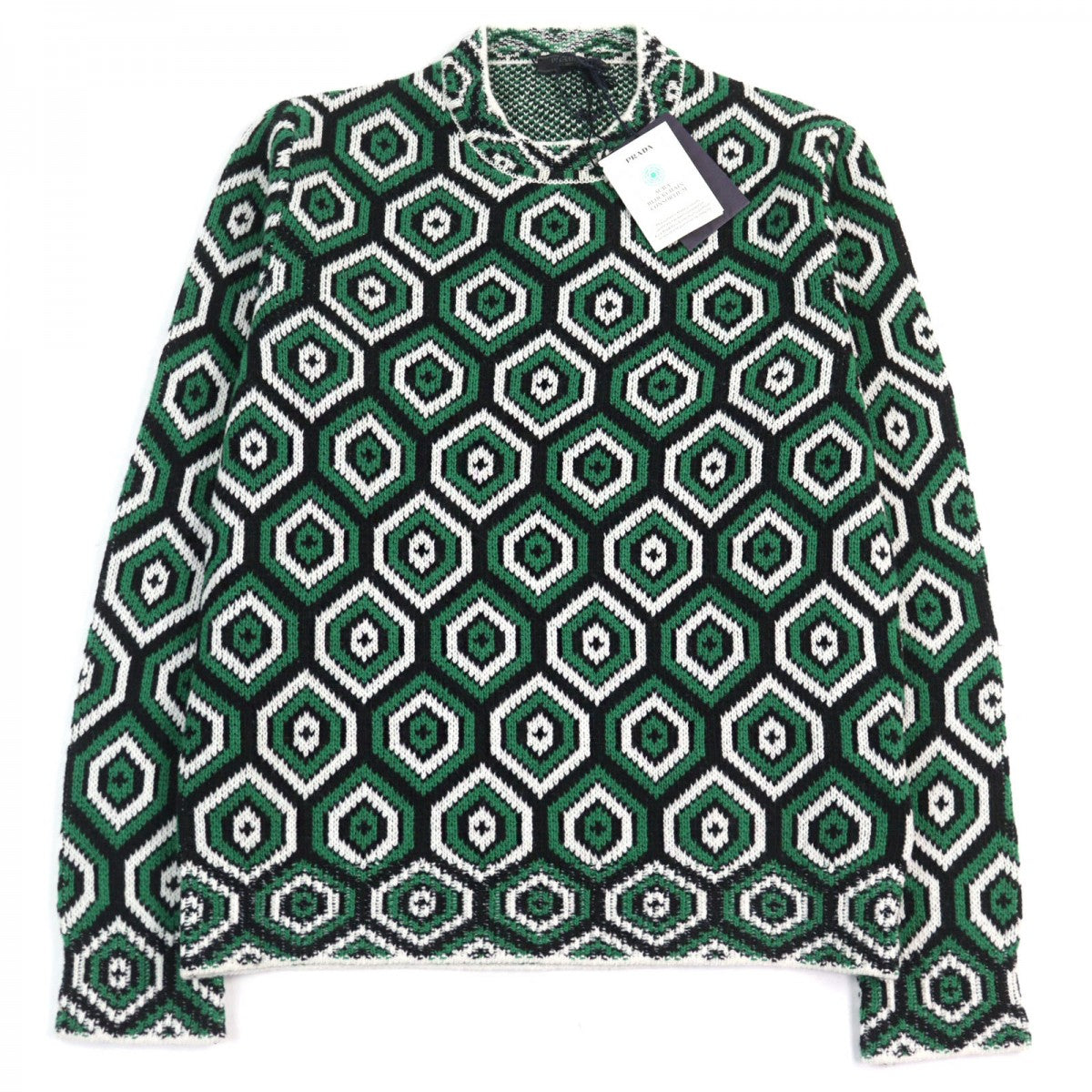 Knit Main: % Wool, Main: % Cashmere Green Travel Bag
