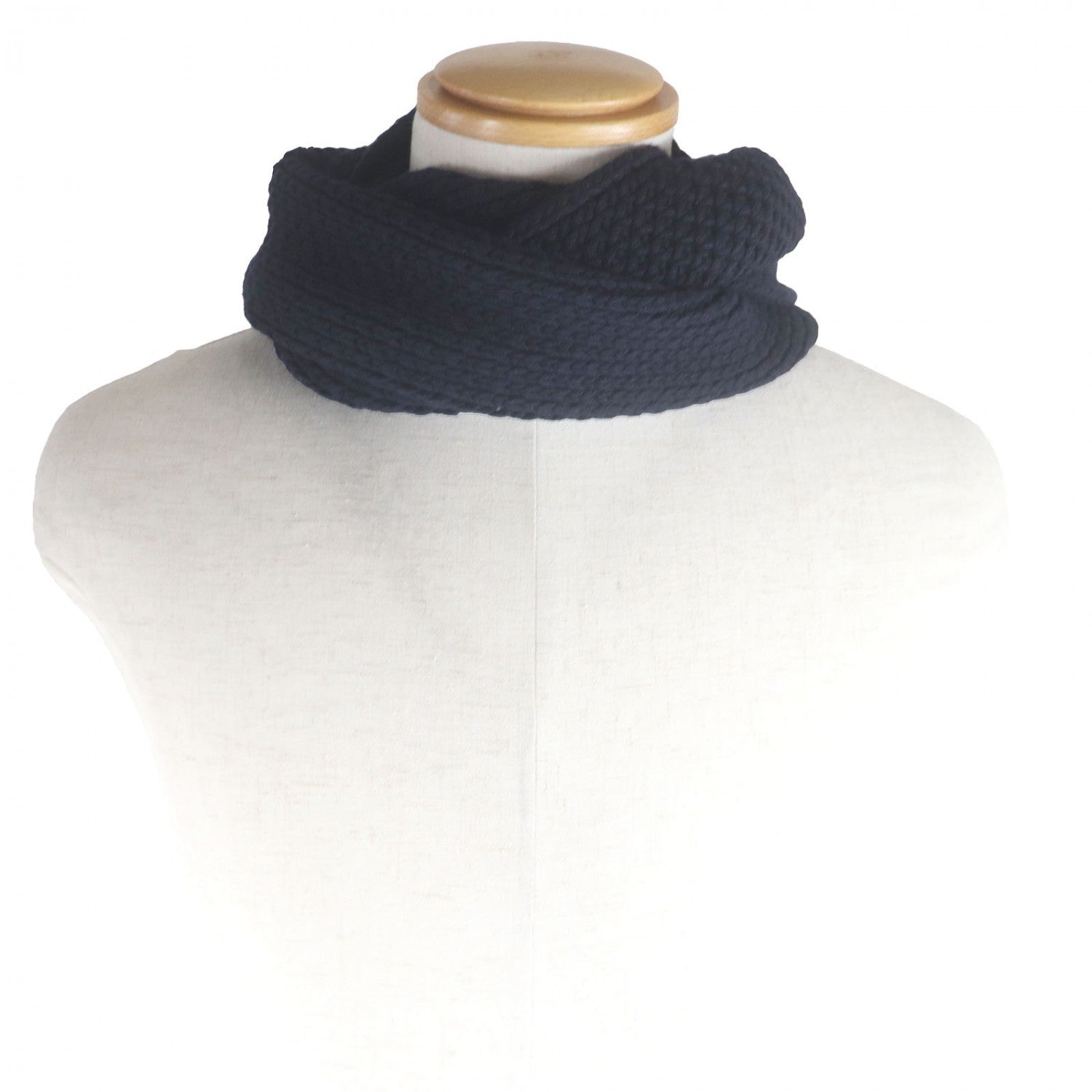 Snood Cashmere Navy Handbag Travel Bag