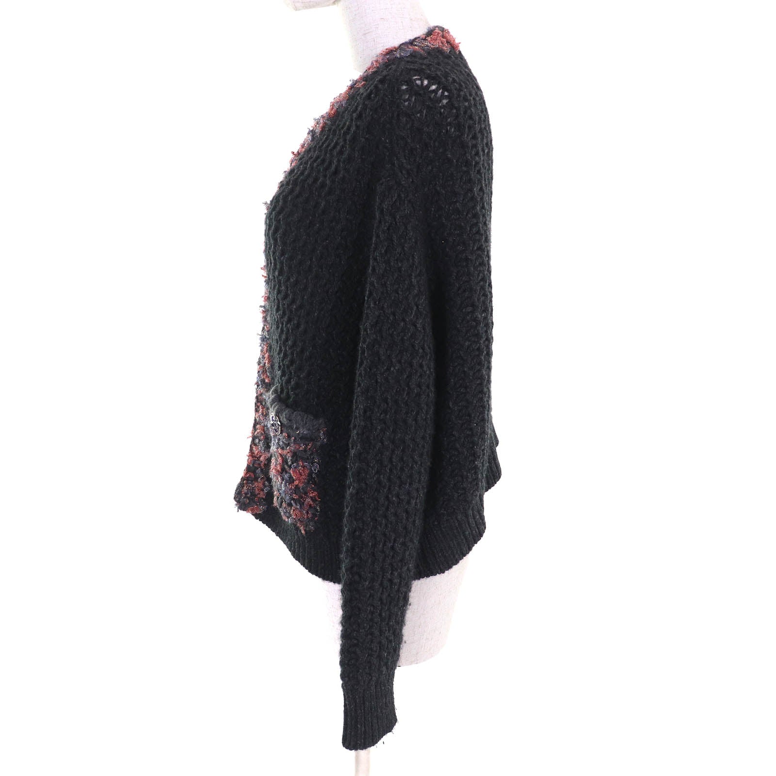 Chanel COCO Mark Jewel Button Cashmere Cardigan