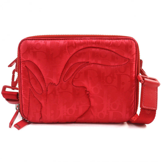 Dior Shoulder Bag Leather Red