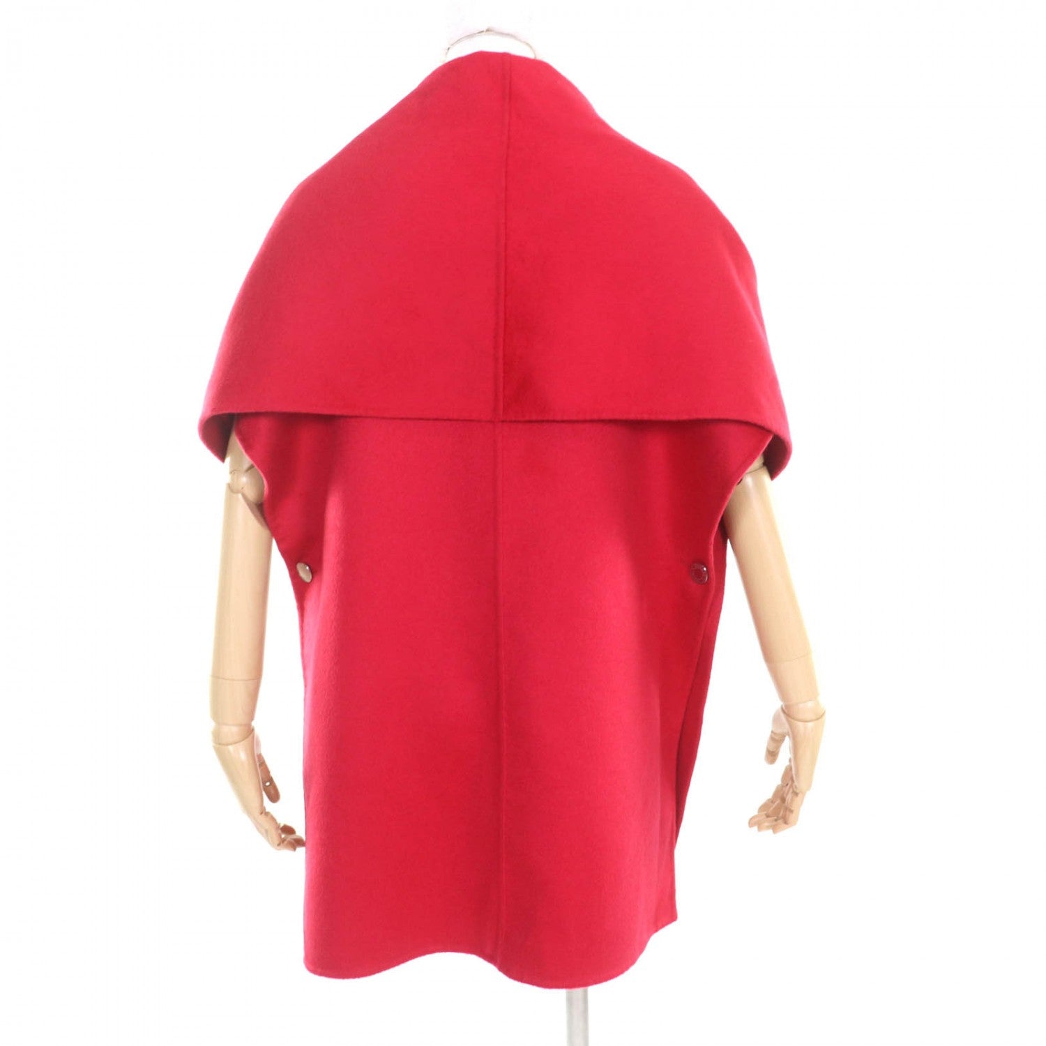 Poncho Cashmere Handbag Red Travel Bag