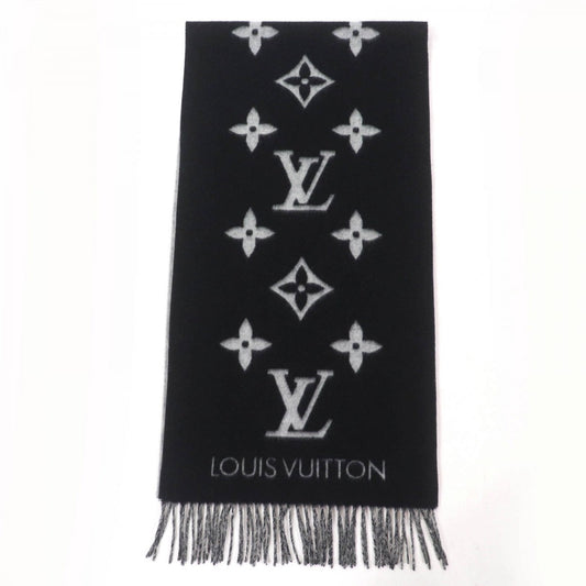 Louis Vuitton Scarf M71040 cashmere Noir Echarpe
