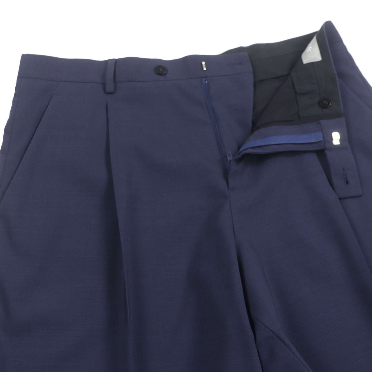 Dior Shorts Wool Navy Handbag Travel Bag