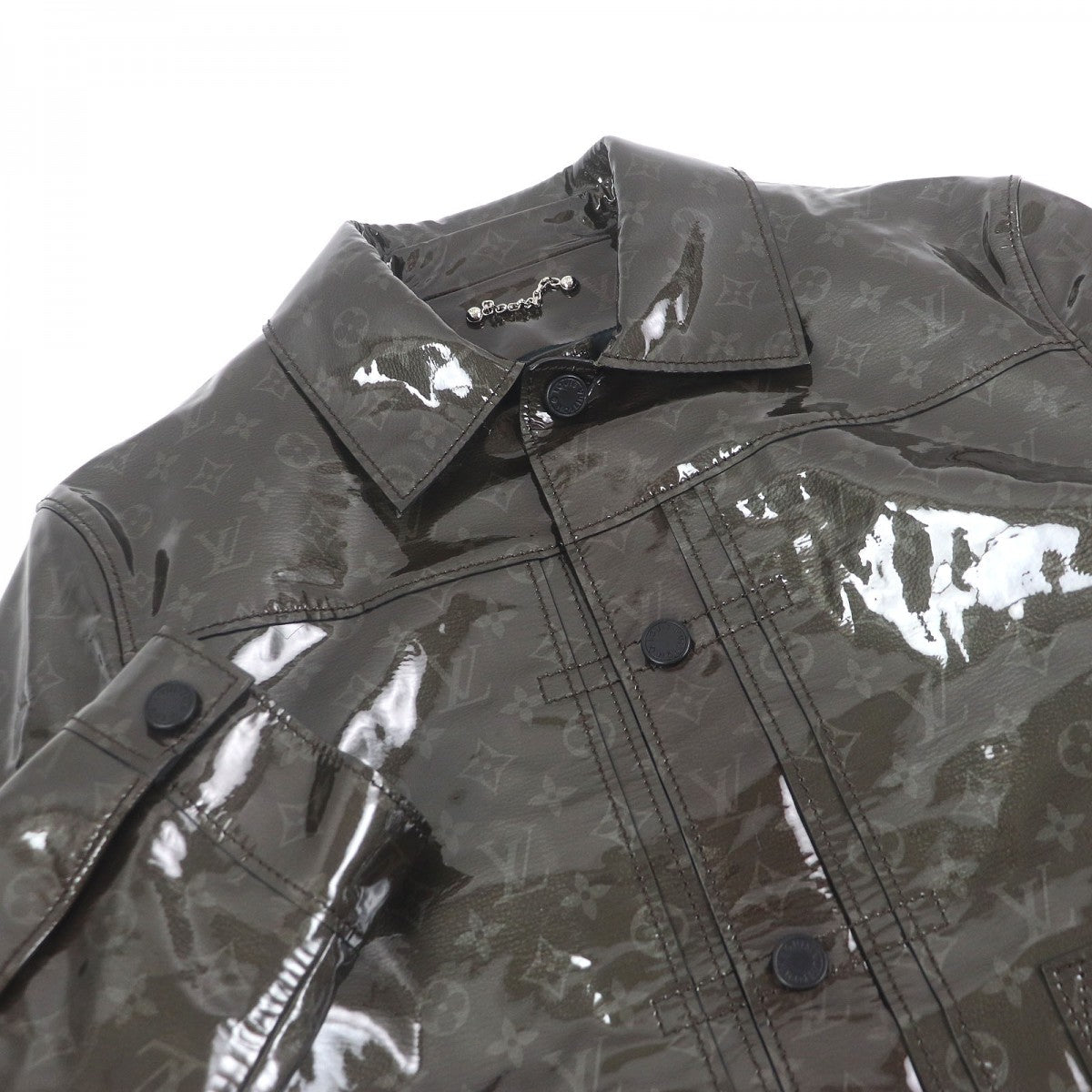Louis Vuitton Jacket Cowhide 50 Brown Apparel